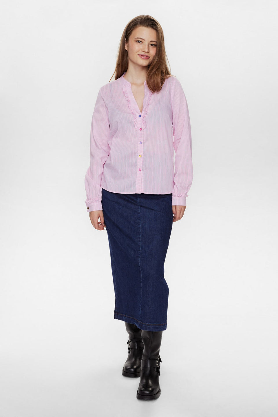 Camisa Nufarrah rosa