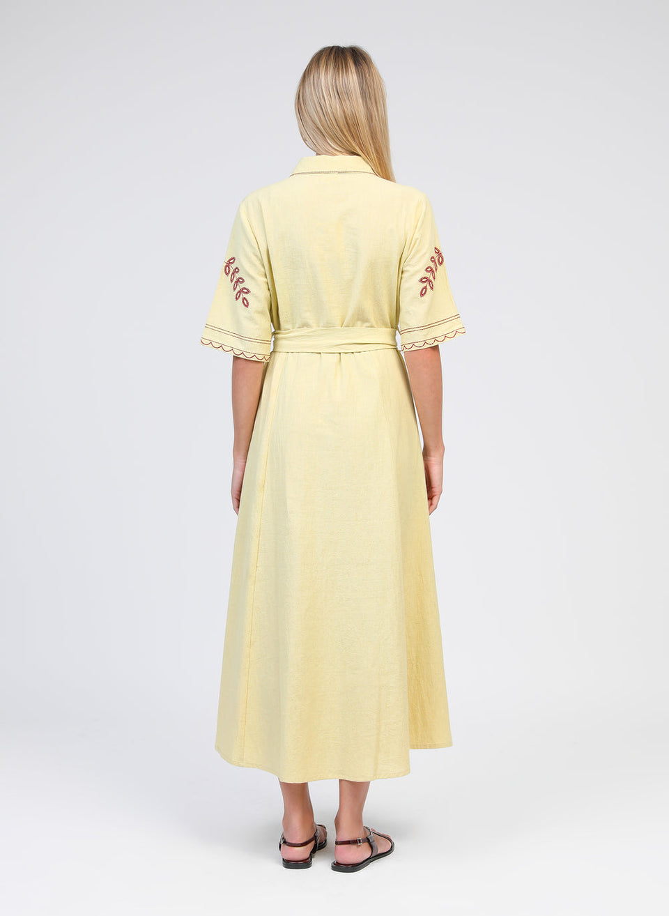 Vestido Osmina plátano