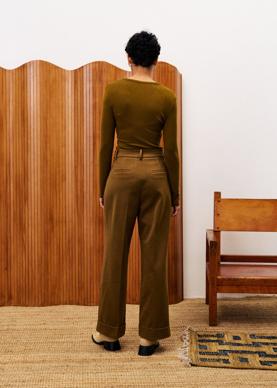 Pantalón Phantom ocre
