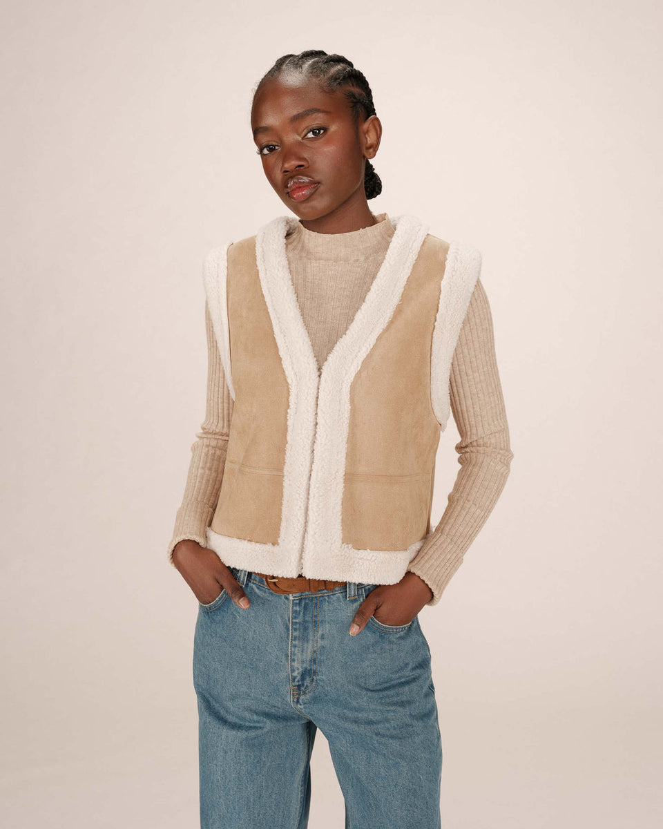 Chaleco Sable camel