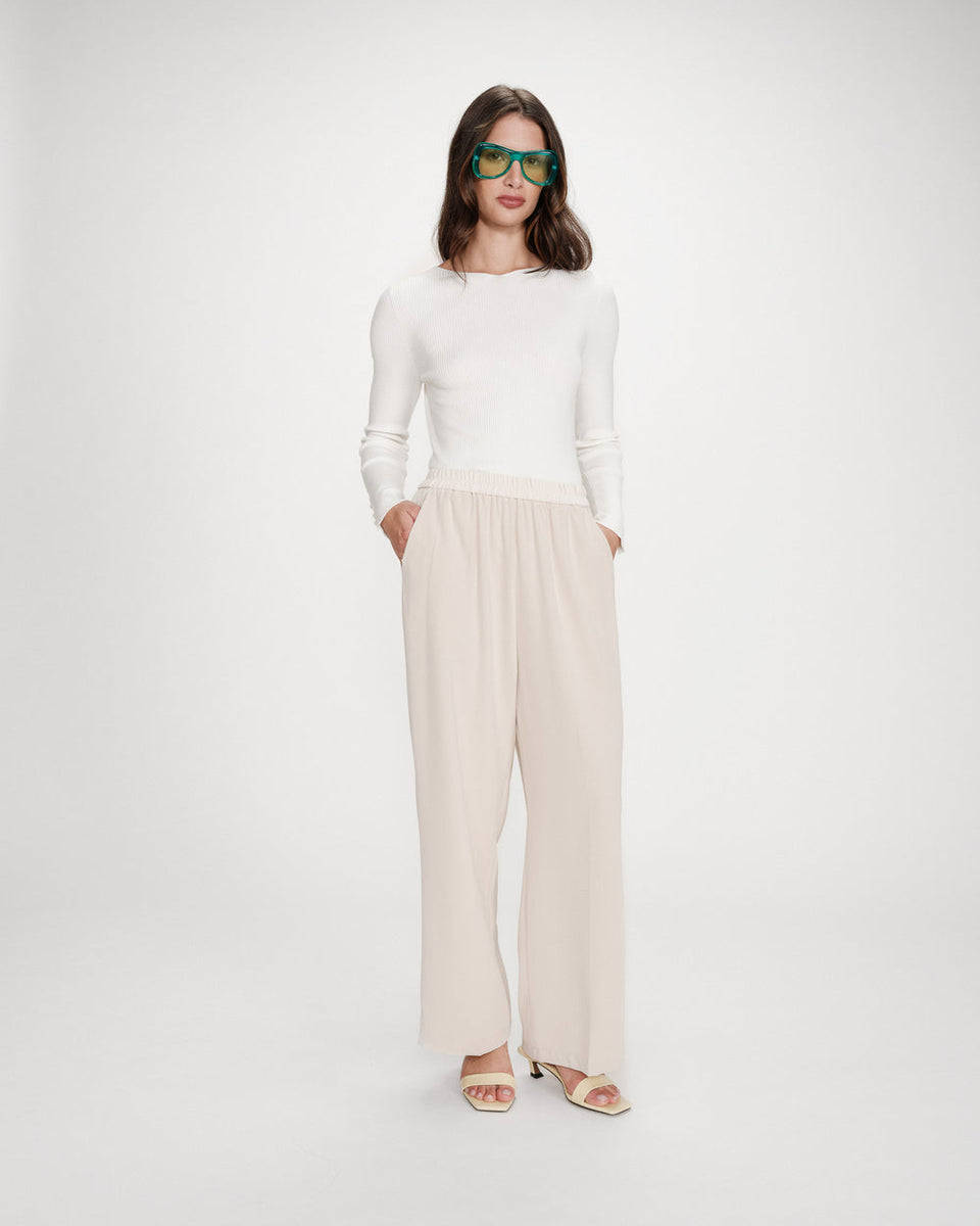 Pantalón Noblesse perla
