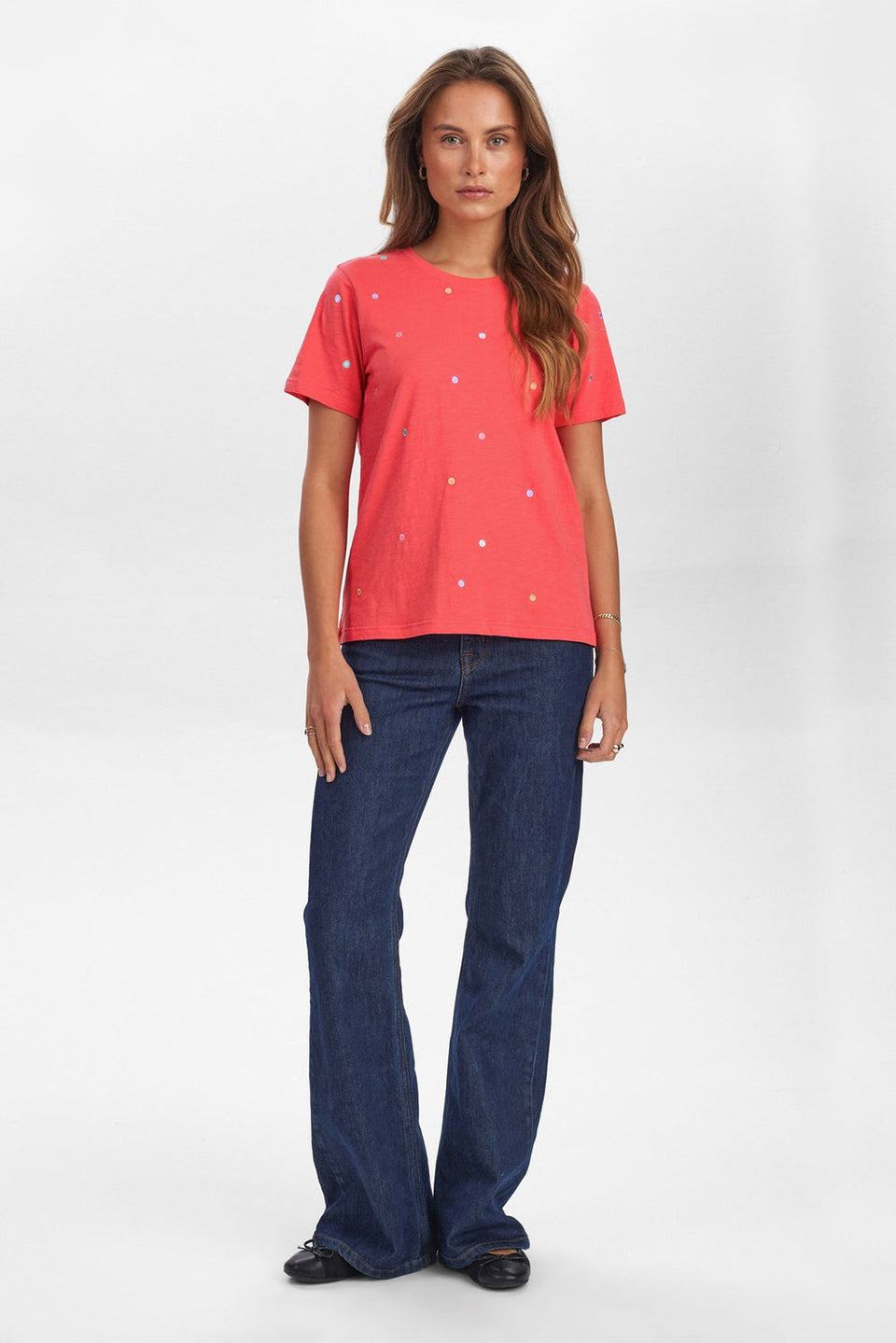 Camiseta Nusumi coral