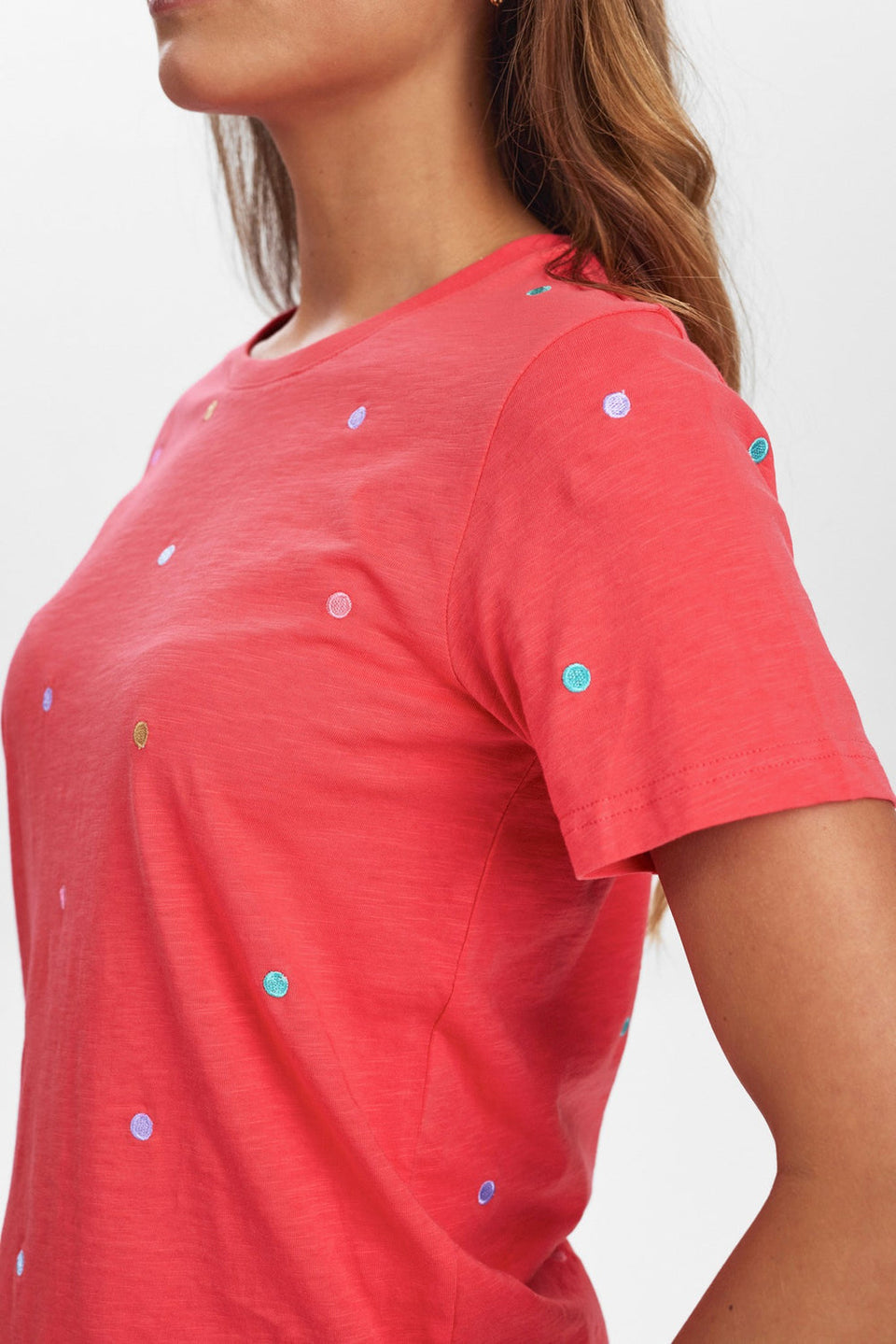 Camiseta Nusumi coral
