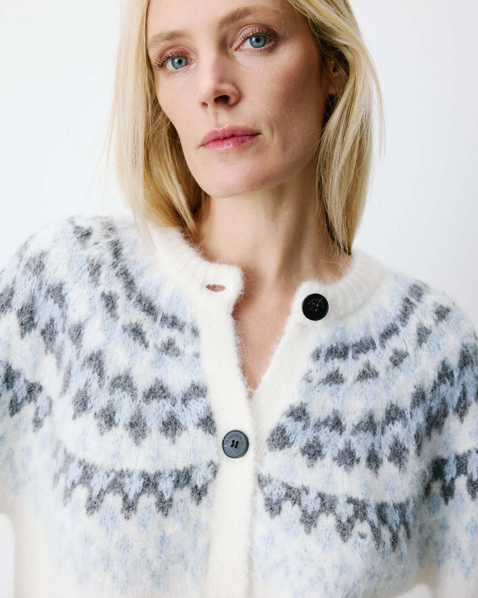 Cárdigan blanco Alekio