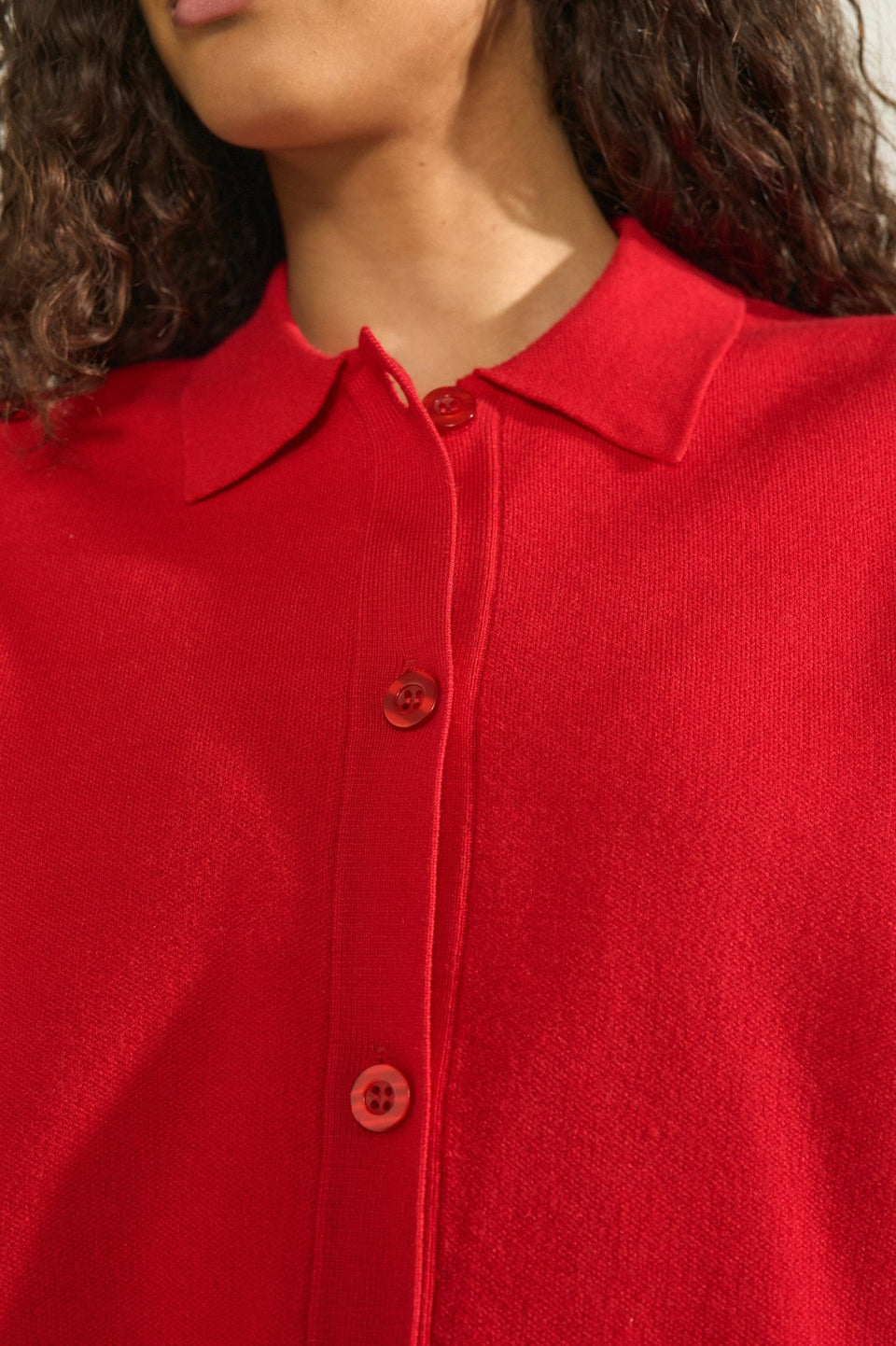Cárdigan Numarta rojo