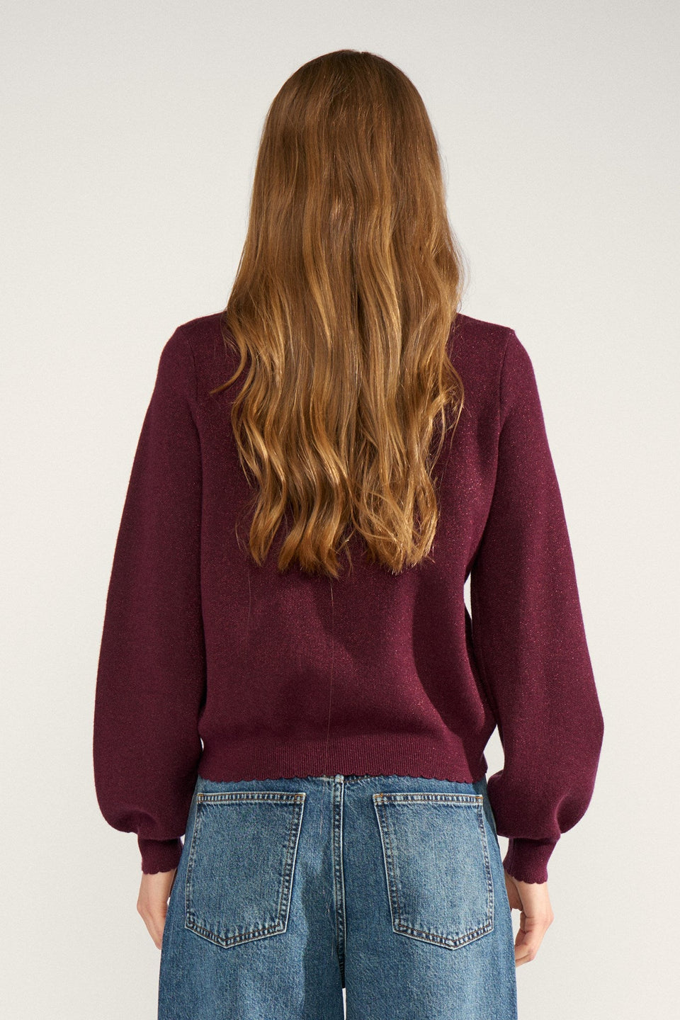 Sudadera Nubir granate