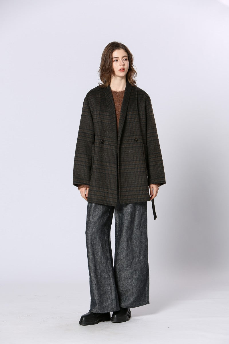 Chaquetón de cuadros Maurice