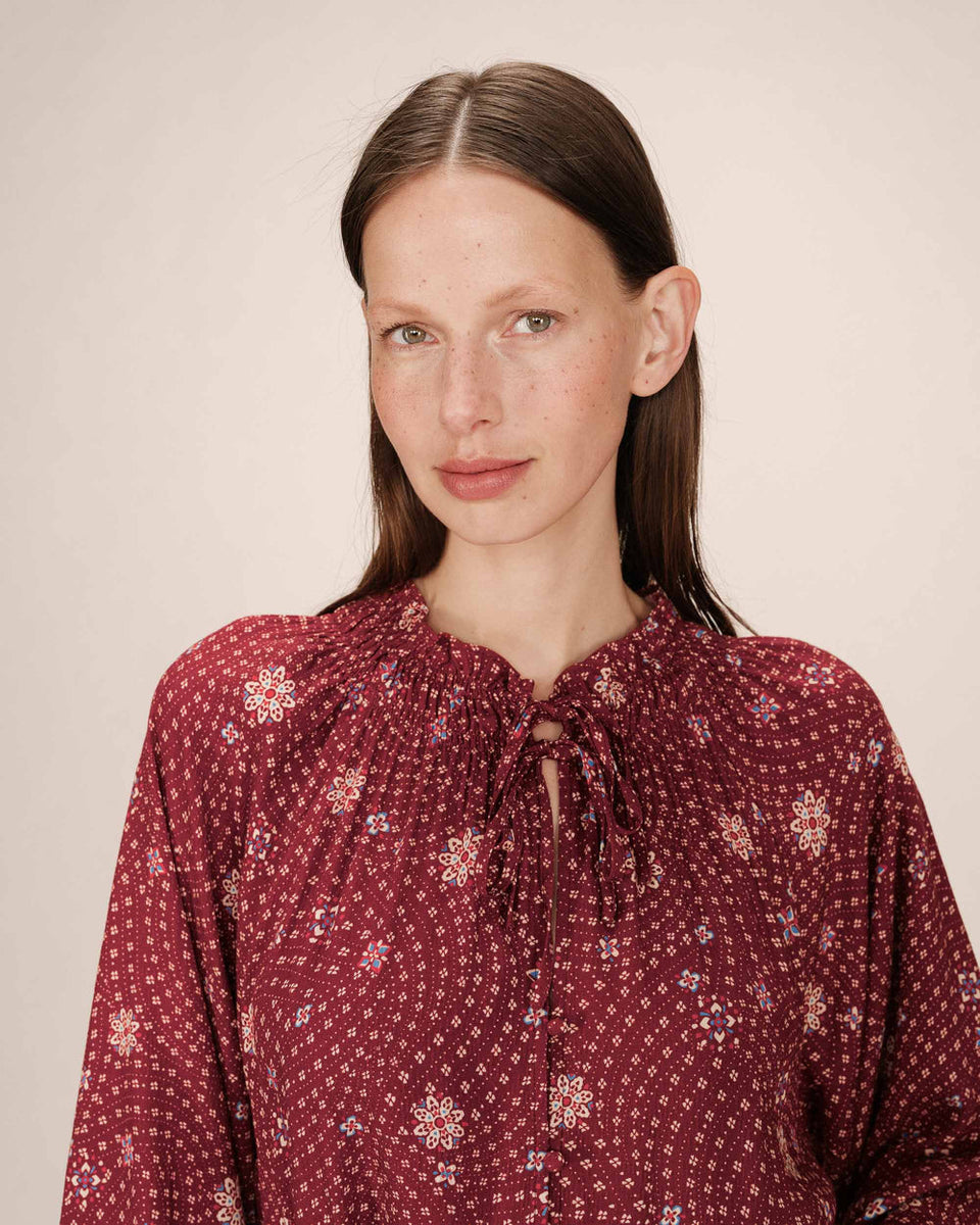 Camisa Scarlett terracota