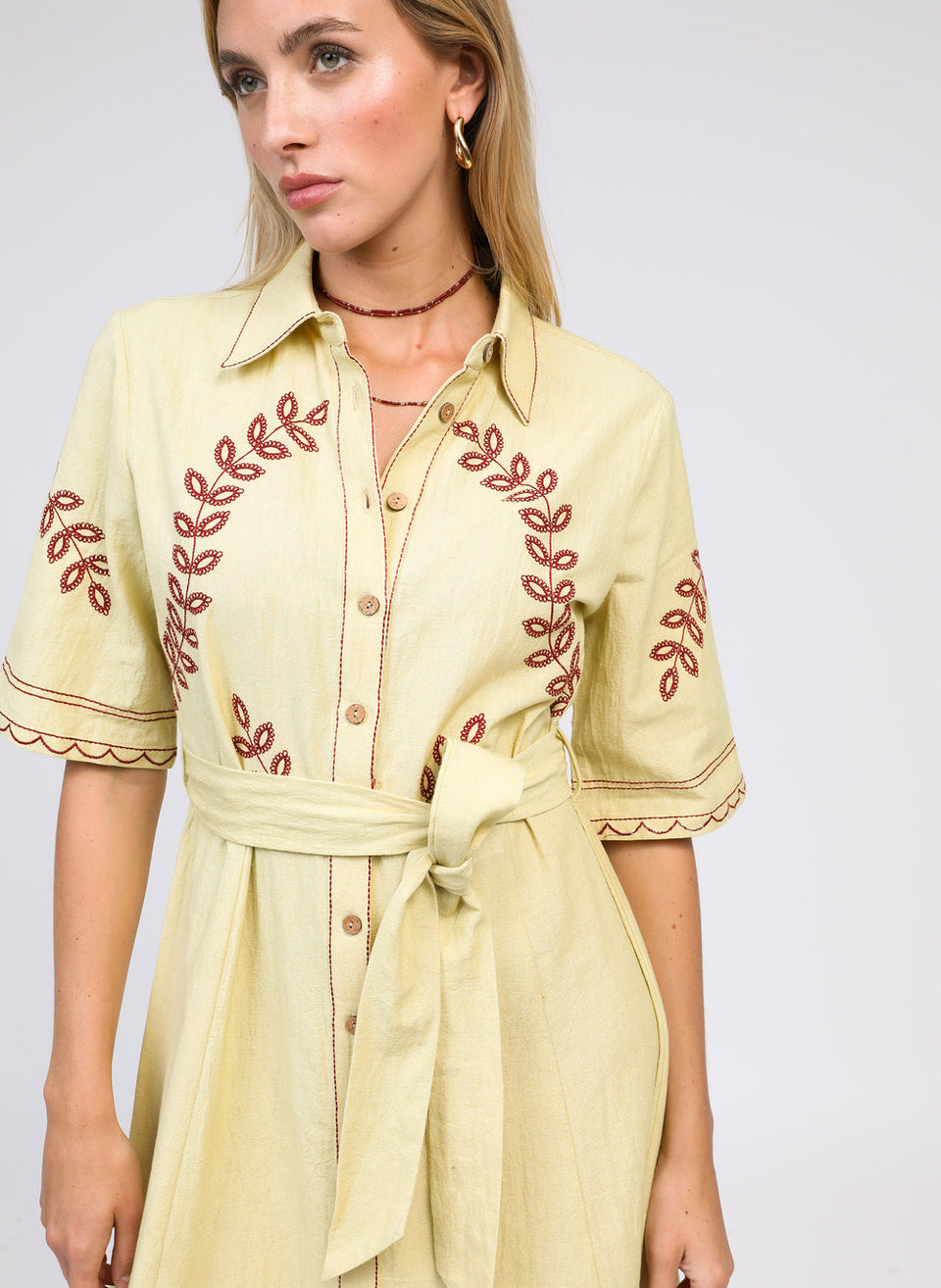 Vestido Osmina plátano