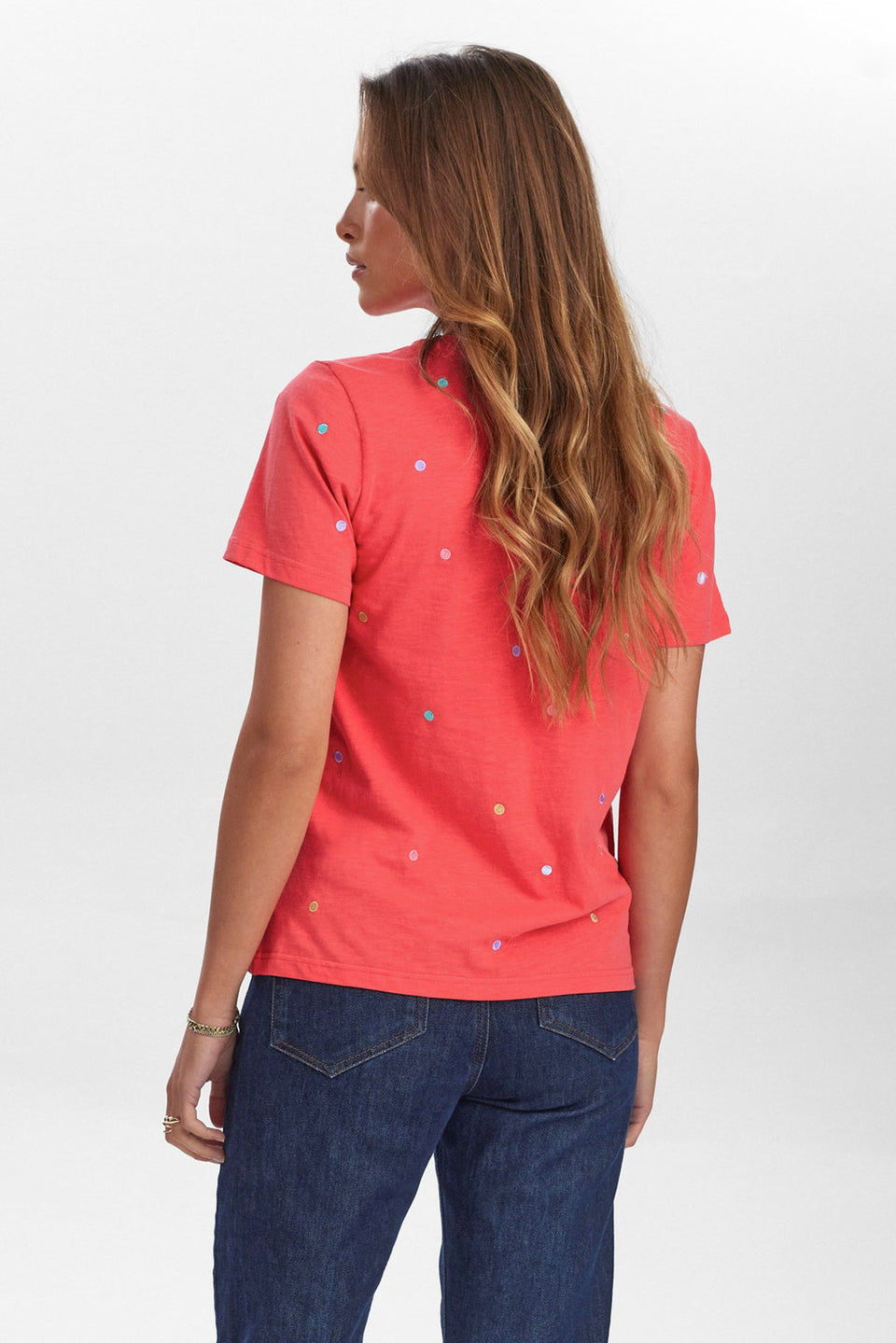 Camiseta Nusumi coral