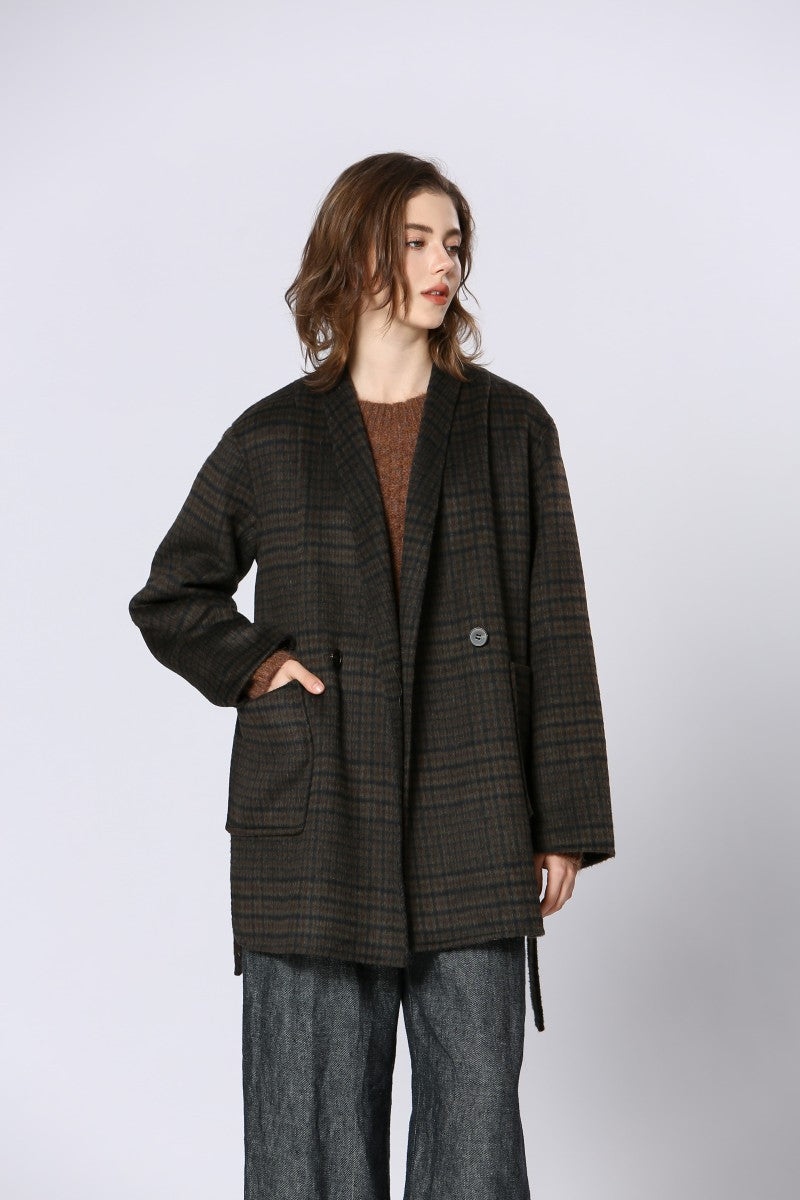 Chaquetón de cuadros Maurice