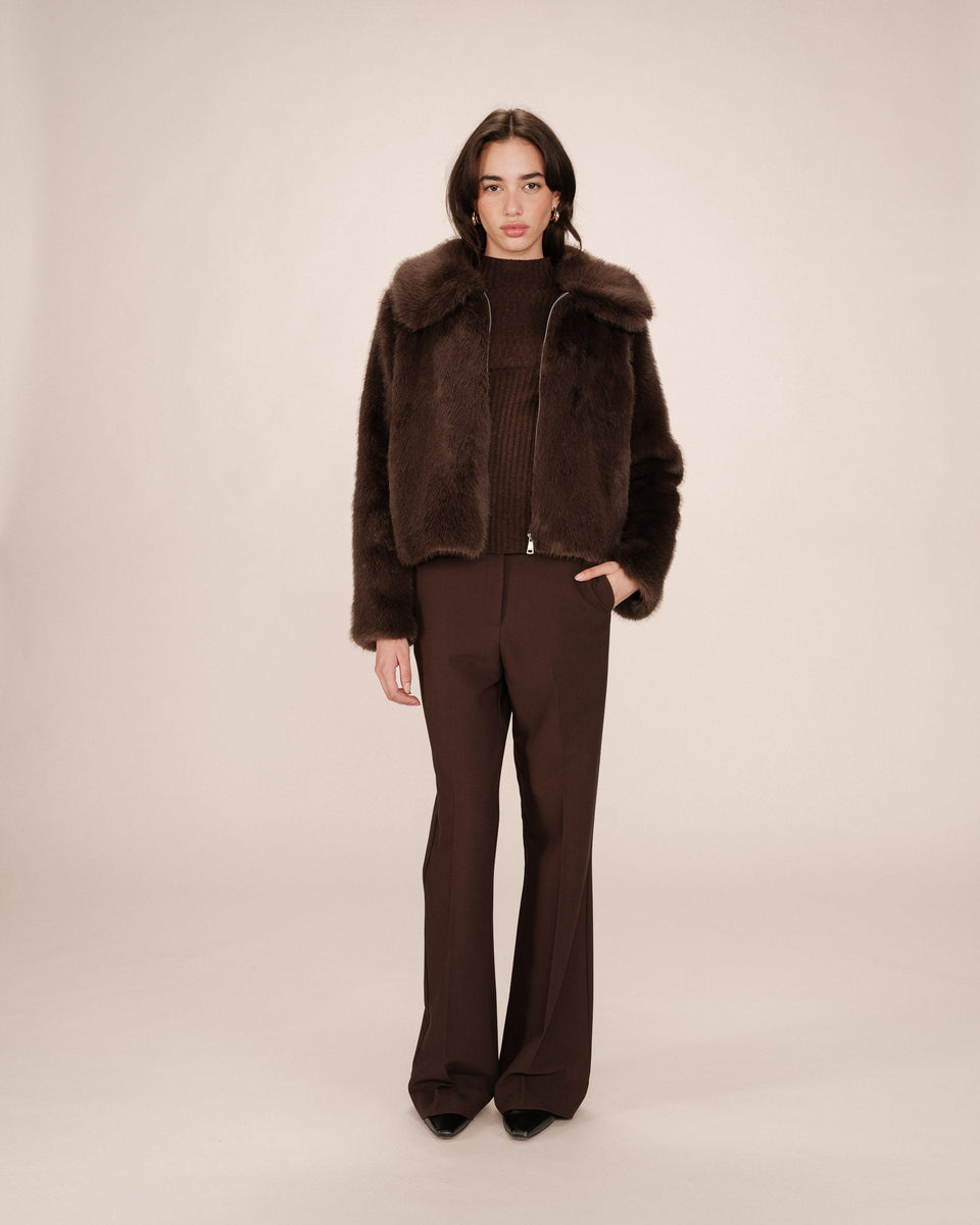 Chaqueta Shona chocolate
