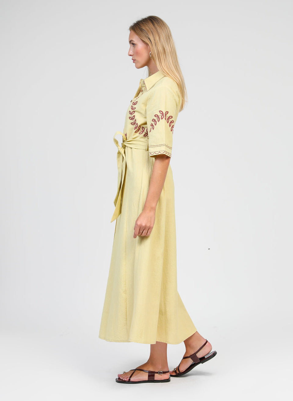 Vestido Osmina plátano