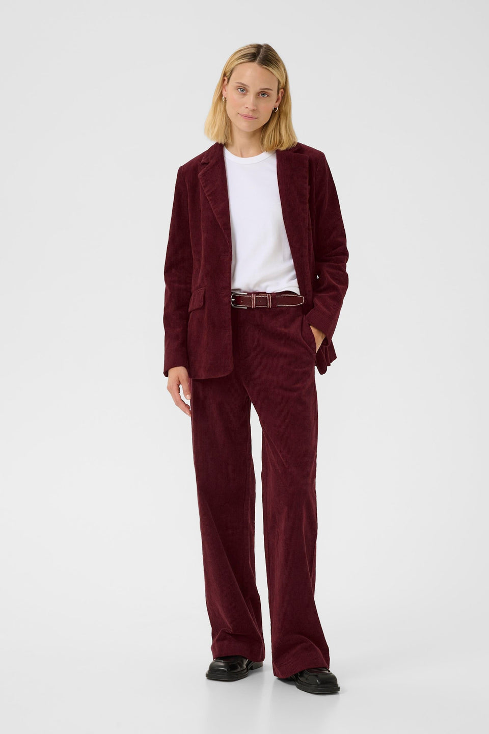 Pantalón Clarissi burdeos