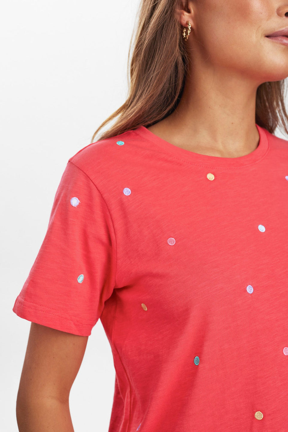 Camiseta Nusumi coral
