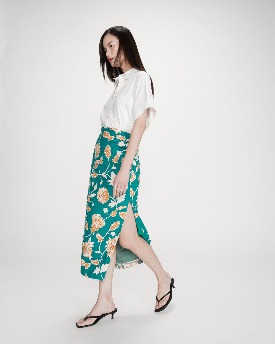Falda estampada