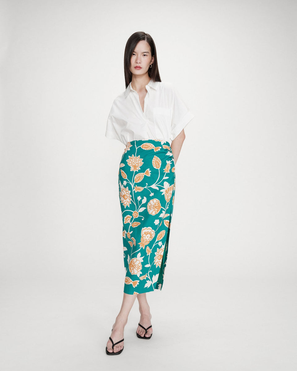 Falda estampada
