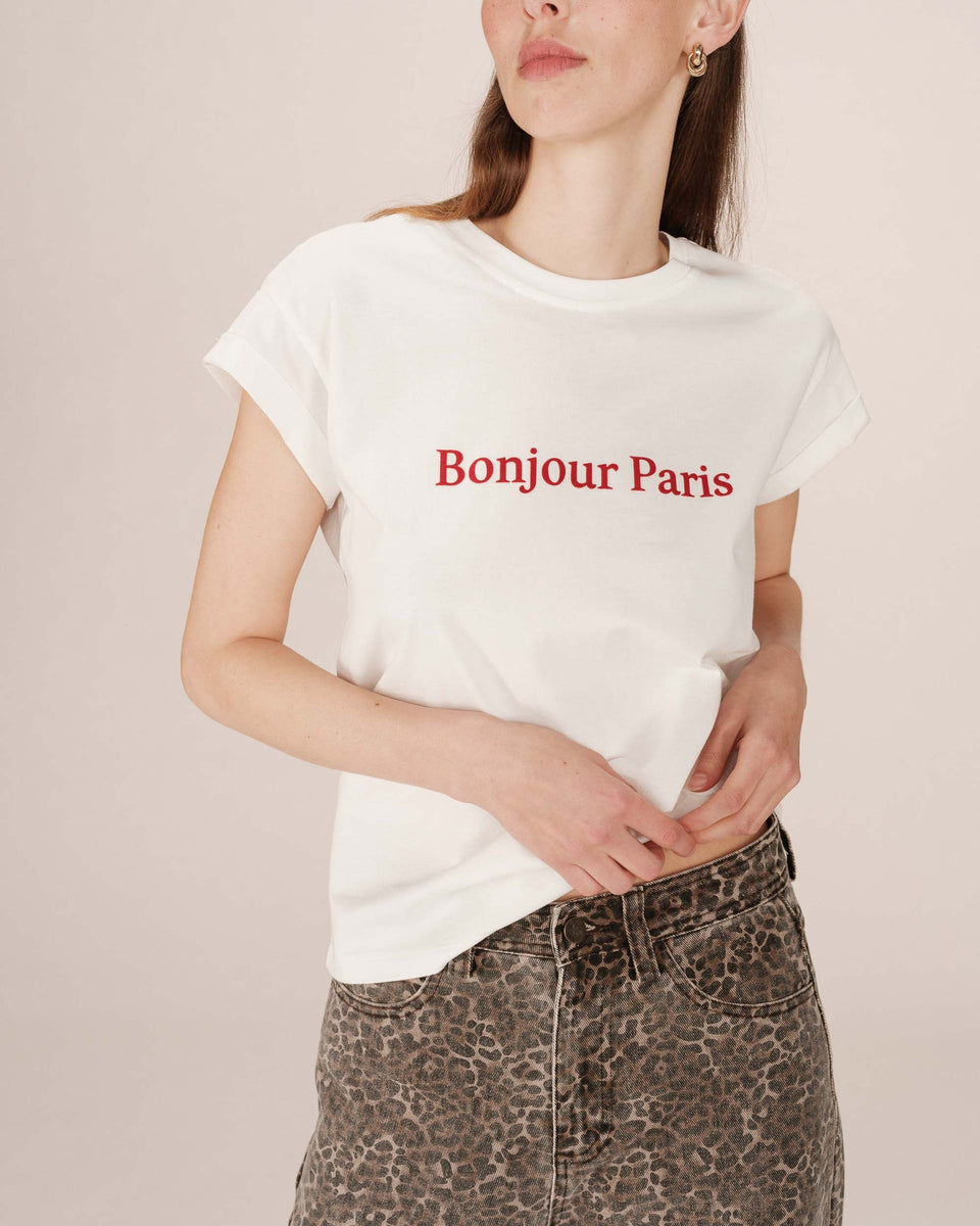 Camiseta Bonjour Paris