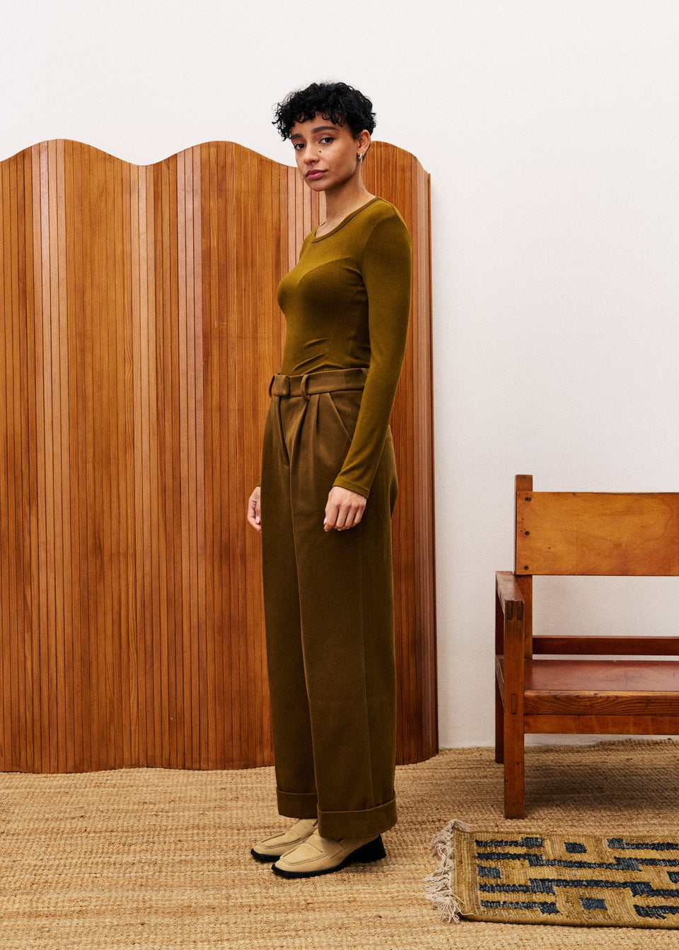 Pantalón Phantom ocre