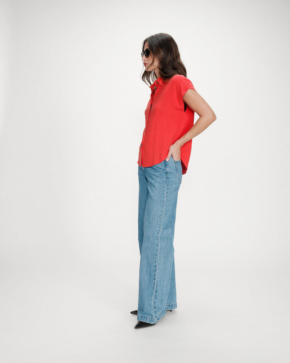 Blusa Pérez roja
