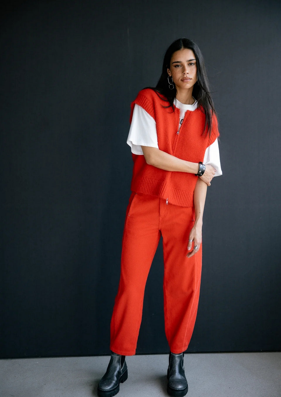 Pantalón Rosalía Rojo