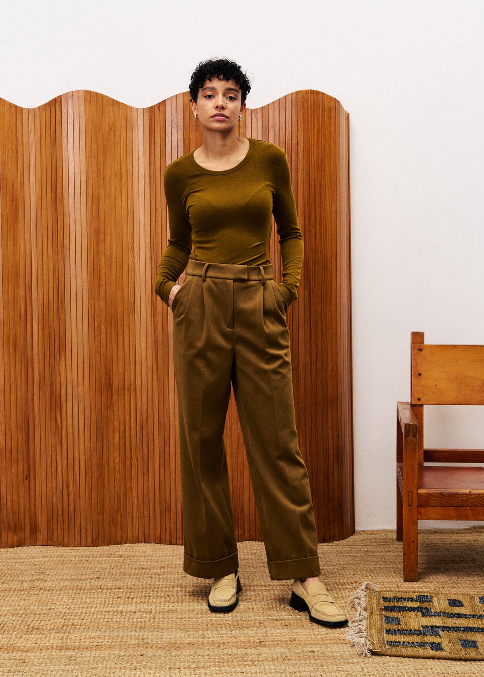 Pantalón Phantom ocre