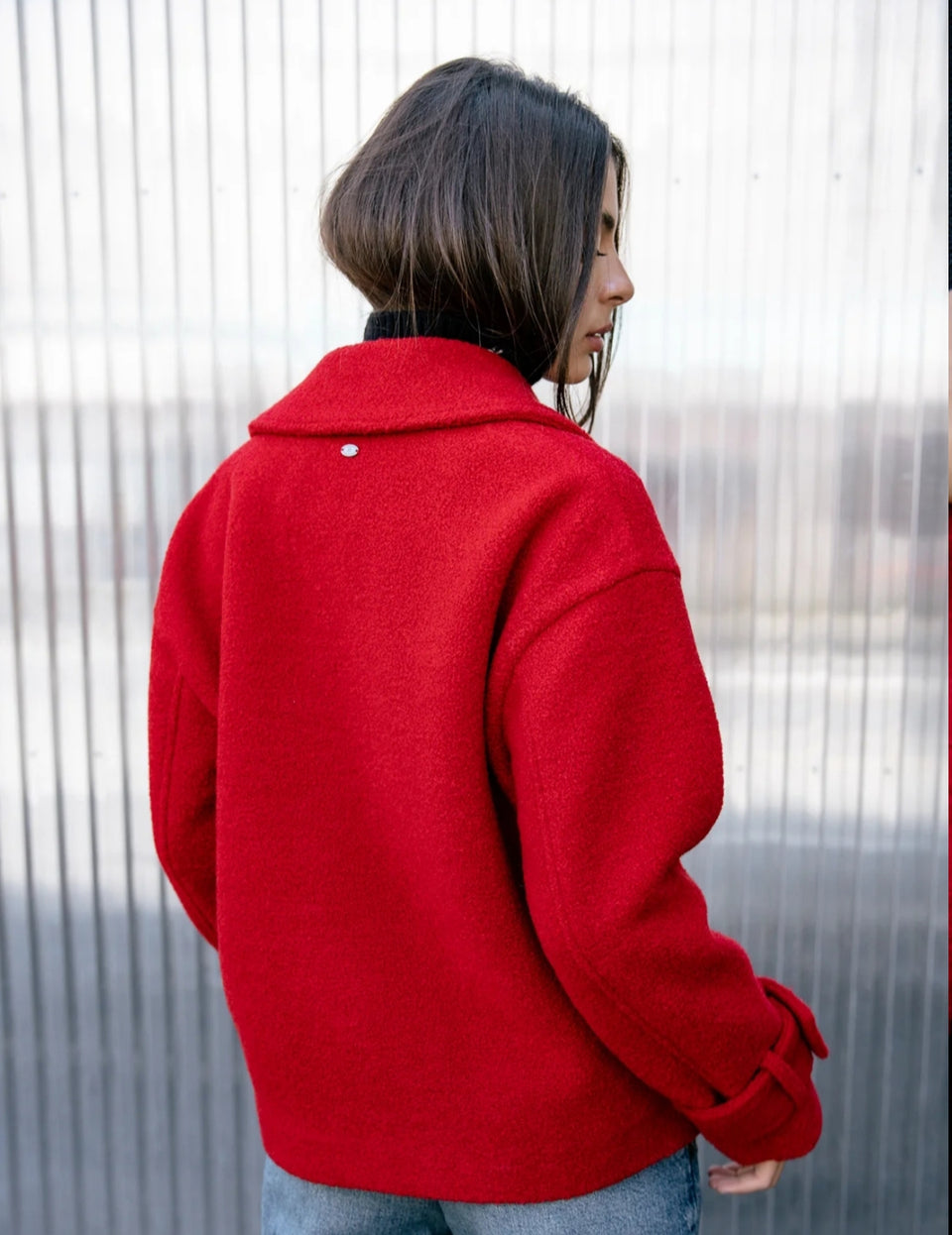 Chaquetón rojo Vicky