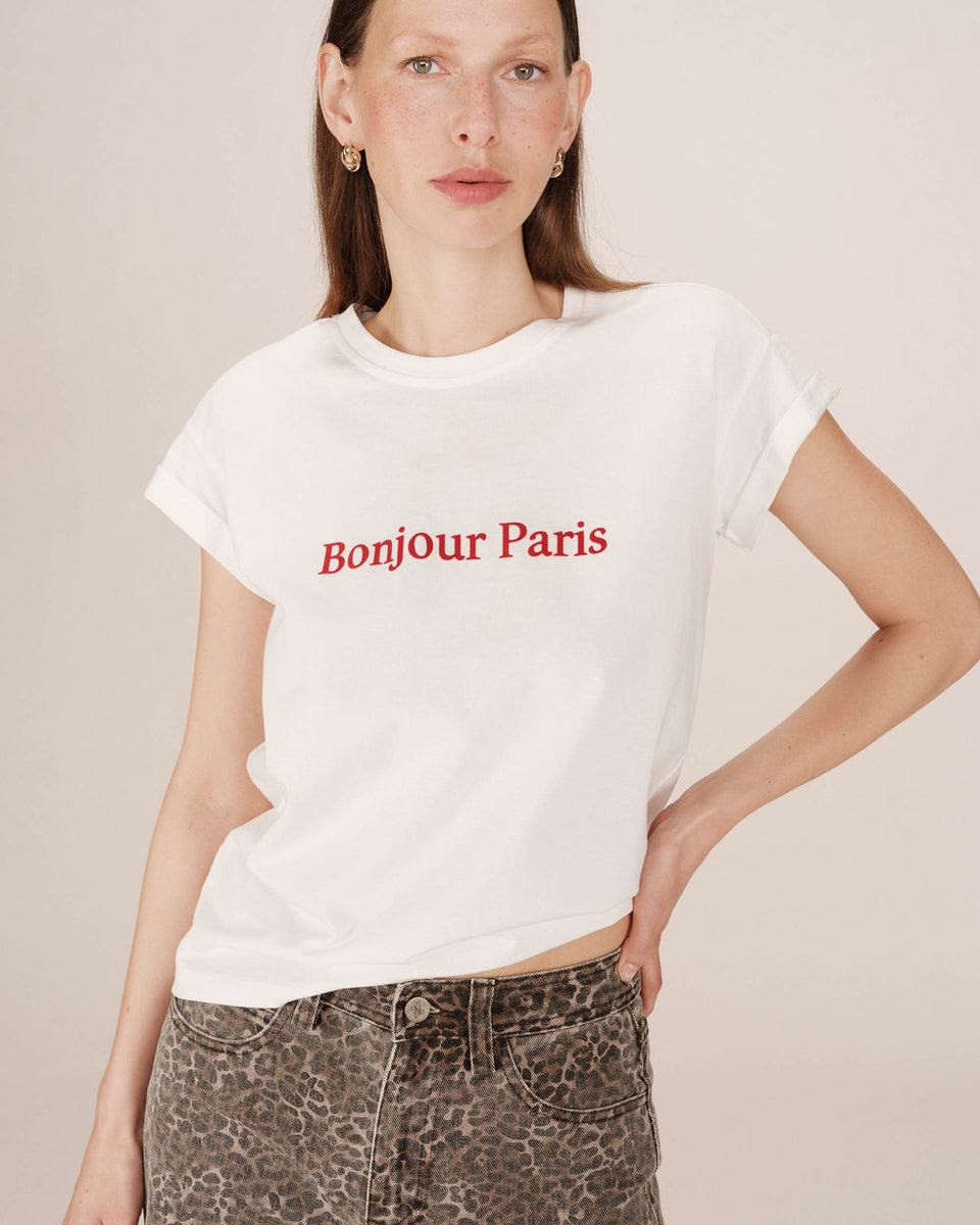 Camiseta Bonjour Paris