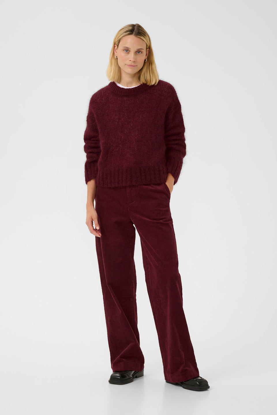 Pantalón Clarissi burdeos