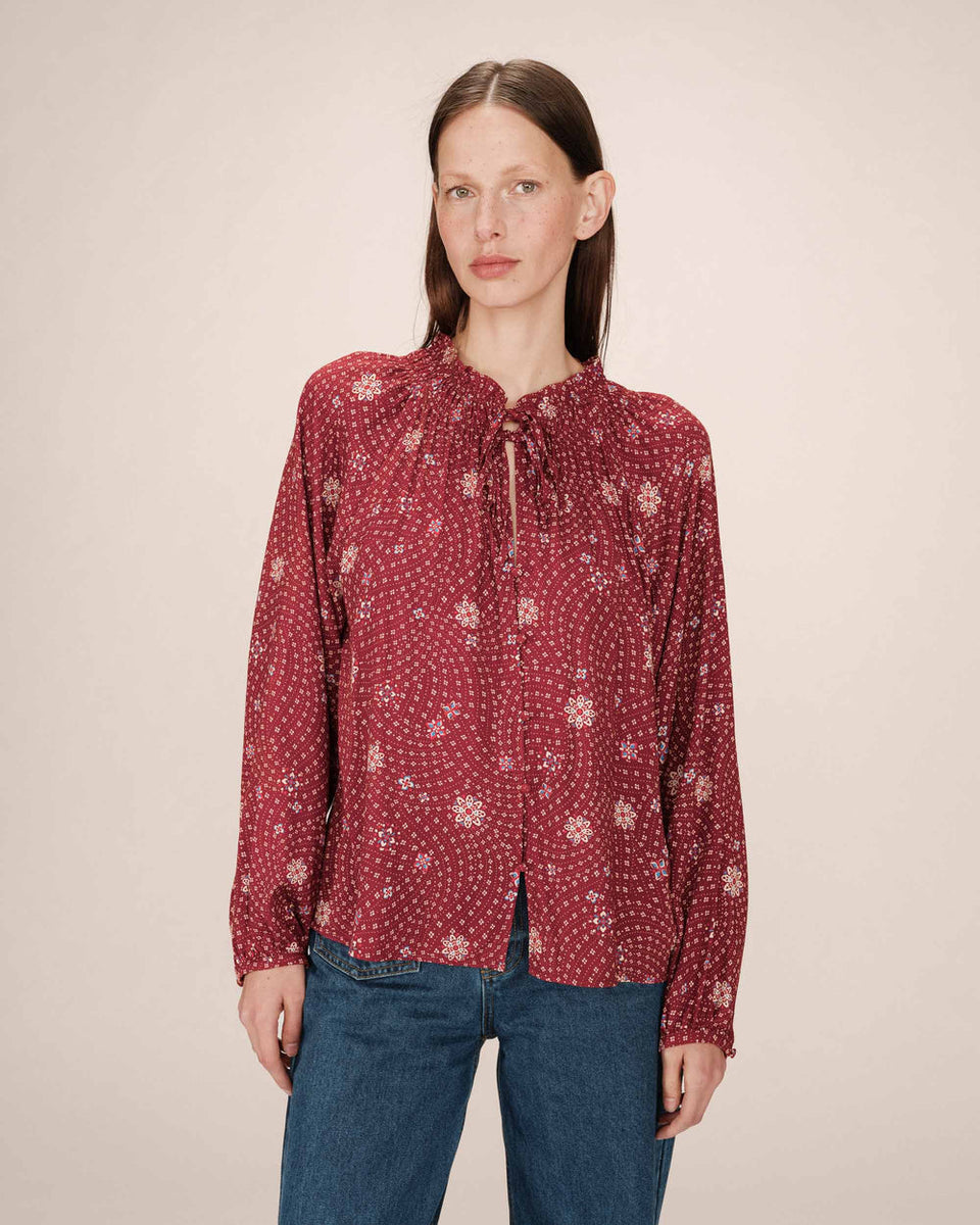 Camisa Scarlett terracota