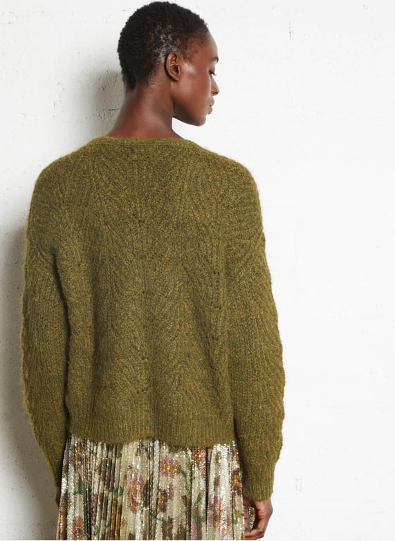 Cárdigan Dorian verde