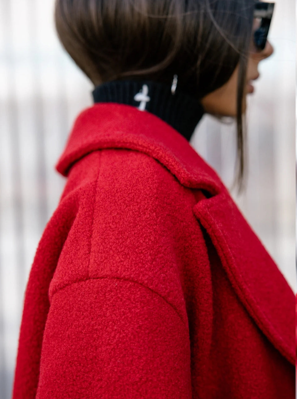 Chaquetón rojo Vicky