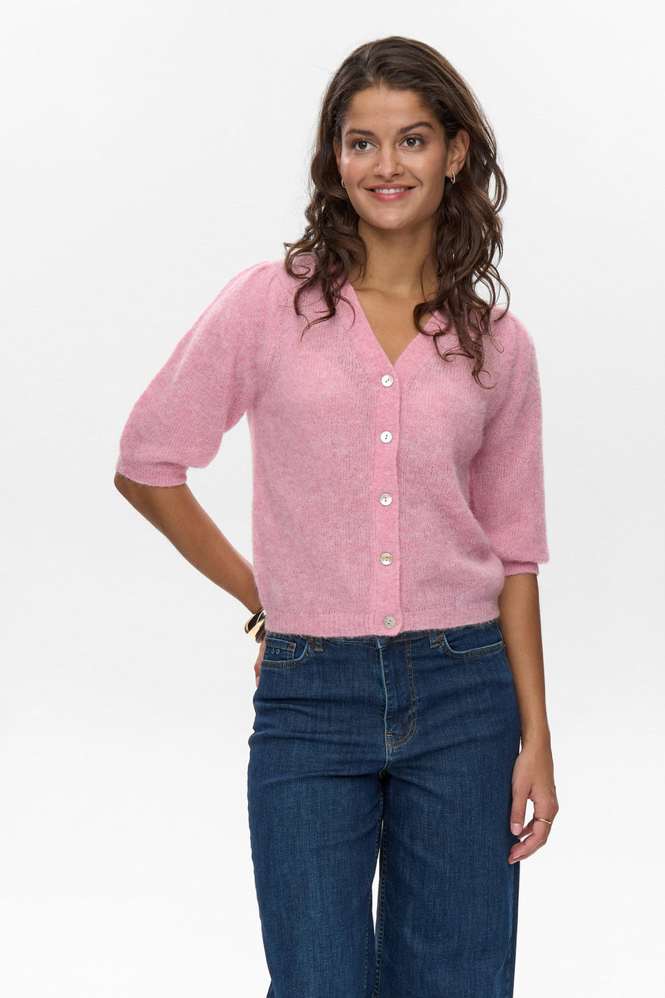 Cárdigan Nulana rosa