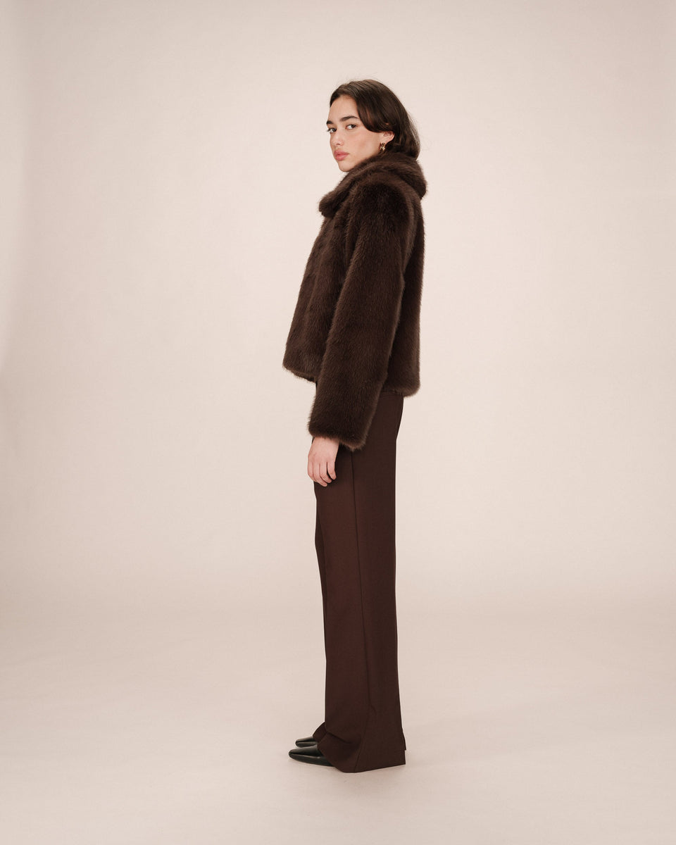 Chaqueta Shona chocolate